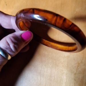 Bakelite rootbeer bracelet